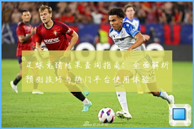 足球竞猜结果查询指南：全面解析预测技巧与热门平台使用体验